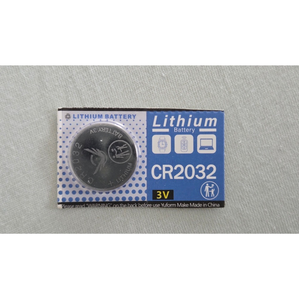 CR2032 3V Lithium Coin Cell Battery with Mini Screwdriver Exp 12-2028